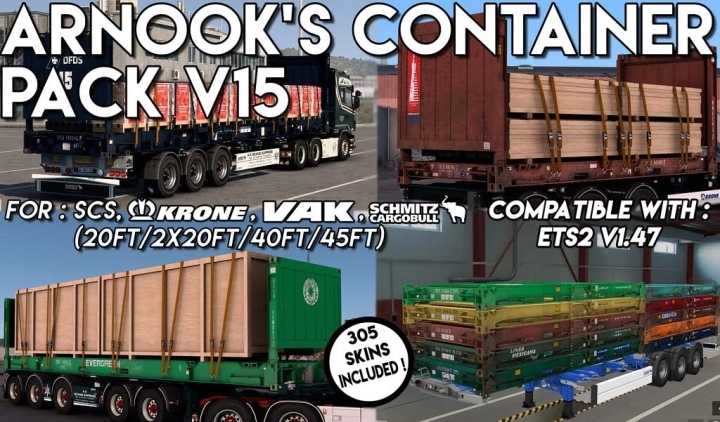 Arnooks Container Pack V15 ETS2 1.47