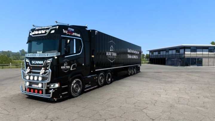 Bear Trans Truck & Trailer Skin Pack V1.0 ETS2 1.47