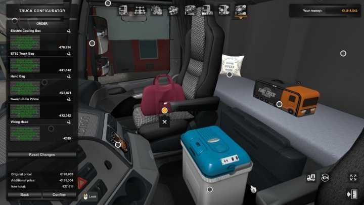 Big Discounts On Trucks By Choosing Interior Decorations V1.0 ETS2 1.47