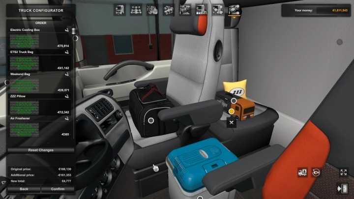 Big Discounts On Trucks By Choosing Interior Decorations V1.0 ETS2 1.47