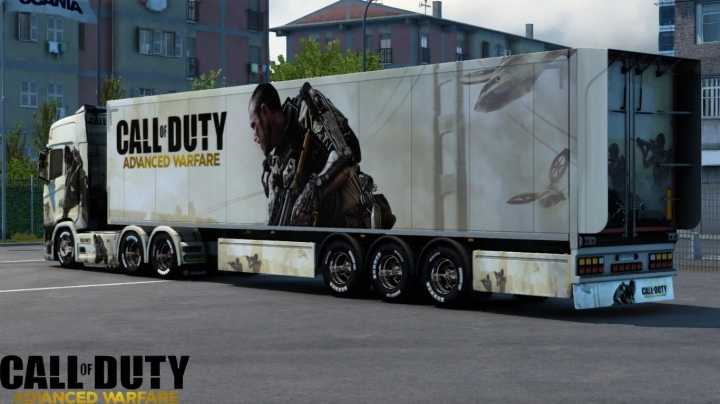 Call Of Duty Advanced Warfare Skin ETS2 1.47