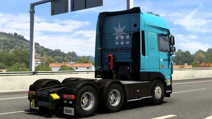 Daf Xf Maersk Skin V2.0 ETS2 1.48