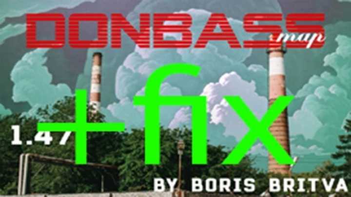 Donbass Map + Fix Southern Region ETS2 1.47