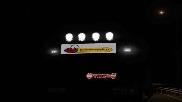 Lightbox Biedronka Volvo Fh 2022 Sanax V1.0 ETS2 1.47