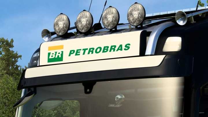 Lightbox Petrobras Volvo Fh 2022 Sanax V1.0 ETS2 1.47
