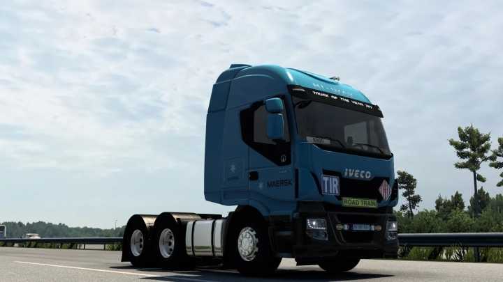 Maersk Iveco Hi-Way Skin V2.0 ETS2 1.48