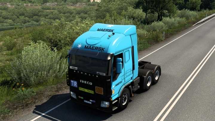 Maersk Iveco Stralis Skin V2.0 ETS2 1.48