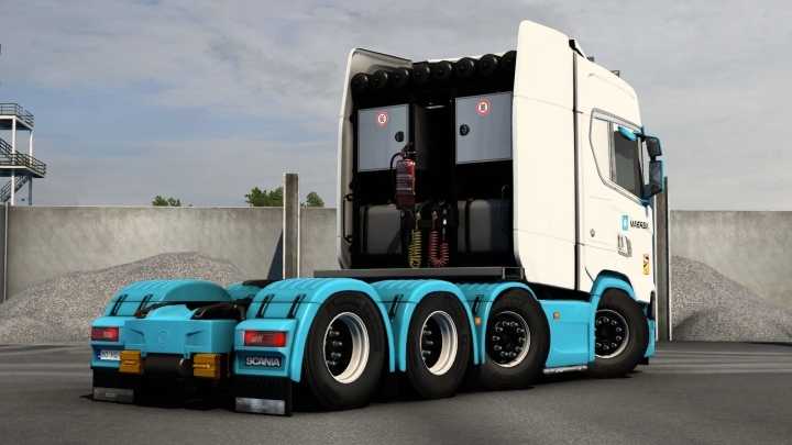 Maersk Scania S 2016 Skin V1.0 ETS2 1.47
