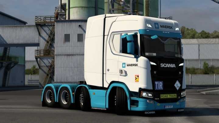 Maersk Scania S 2016 Skin V1.0 ETS2 1.47
