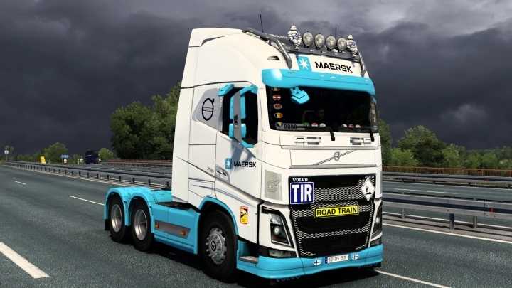 Maersk Volvo Fh 2012 V1.0 ETS2 1.47