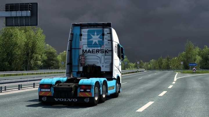 Maersk Volvo Fh 2012 V1.0 ETS2 1.47