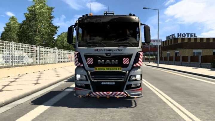 Man Mega Transporter Skin V1.0 ETS2 1.47