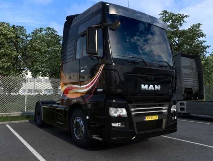 Man Tgx Euro6 Lines Skin ETS2 1.47