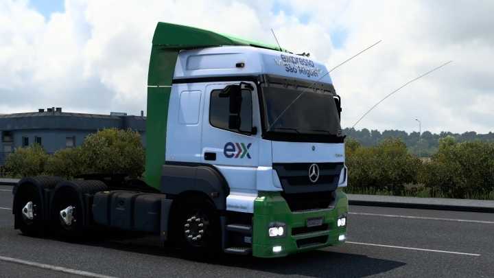 Mercedes-Benz Axor Sao Miguel Expresso Skin V1.0 ETS2 1.47