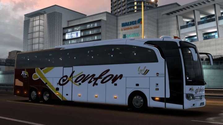 Mercedes-Benz Travego 17 Shd Konfor Turizm Kurumsal Skin V1.0 ETS2 1.47