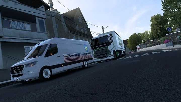 Mercedes Sprinter Isctr (Romanian Traffic Control) Skin V1.0 ETS2 1.48