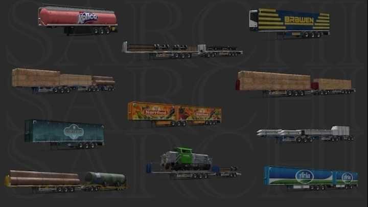 Mix Of Trailers & Company Paint Jobs For Truckers Mp V1.0 ETS2 1.47
