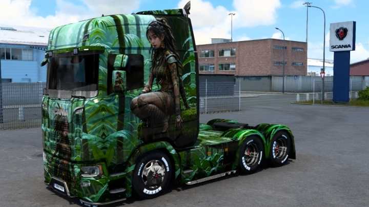 Native Woman Skin ETS2 1.47
