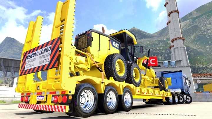 Noma Low Board Trailer V1.7 ETS2 1.47