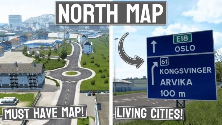 North Map V1.8 ETS2 1.48