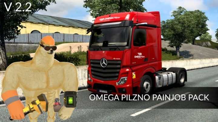 Omega Pilzno Paintjob Pack By Marszałek V2.2 ETS2 1.47