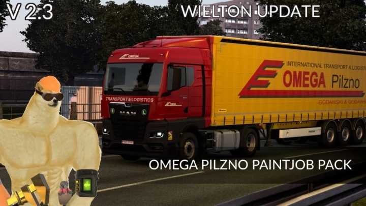 Omega Pilzno Paintjob Pack V2.3 ETS2 1.47