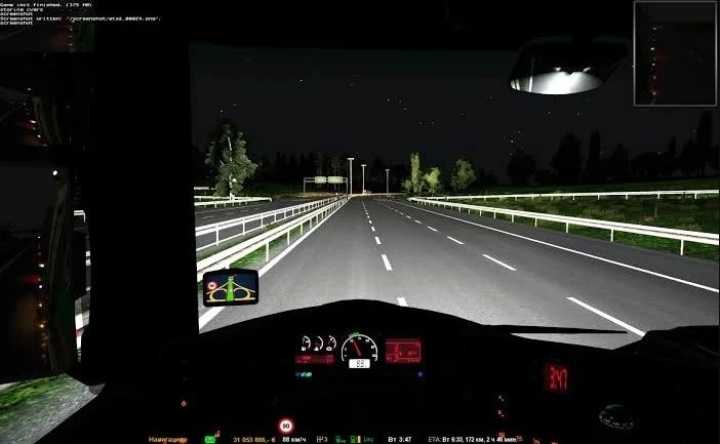 Realistic Truck Lights V2.5 ETS2 1.47