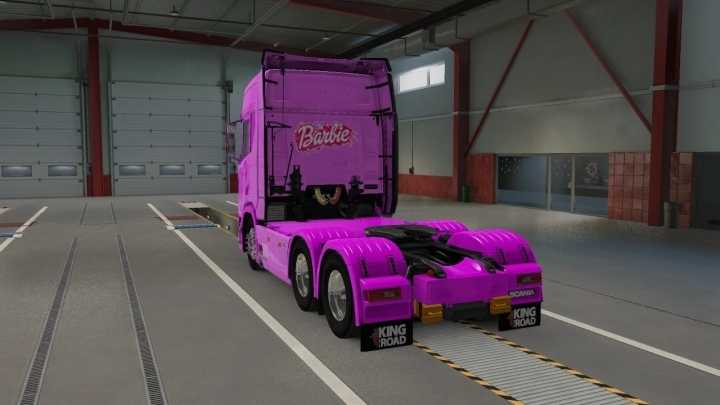 Scania R Highroof Barbie Skin ETS2 1.47