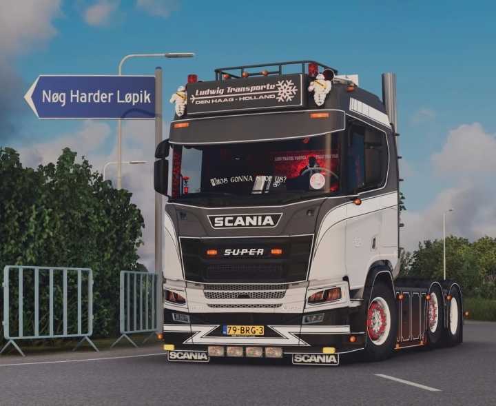 Scania R590 6X2 Lowcab Ludwig Transporte ETS2 1.47