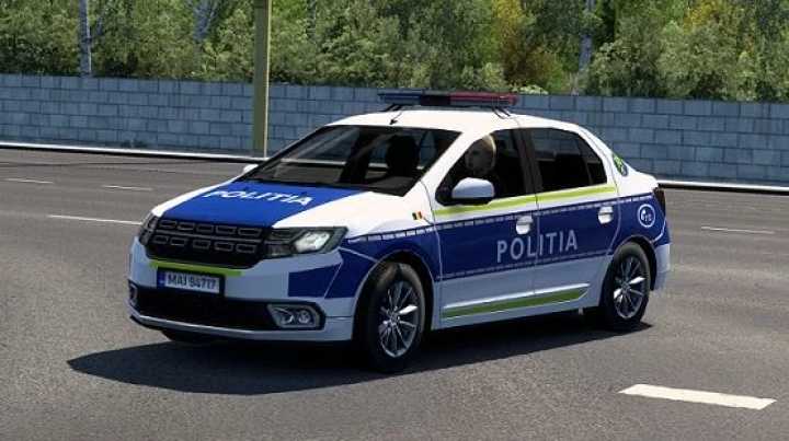 Scs Romanian Police New Skin V1.0 ETS2 1.47