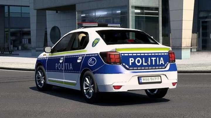 Scs Romanian Police New Skin V1.0 ETS2 1.47