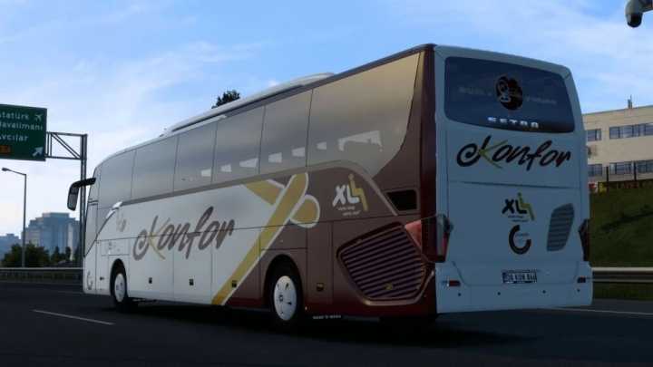 Setra S516-Hd Konfor Turizm Kurumsal Skin V1.0 ETS2 1.47