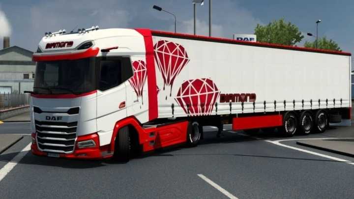 Skins Diamond Red V1.0 ETS2 1.47