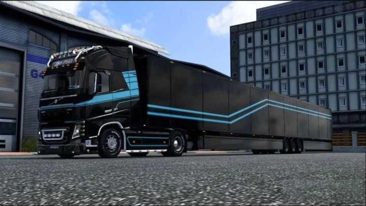 Super Long Trailer V2.5 ETS2 1.47