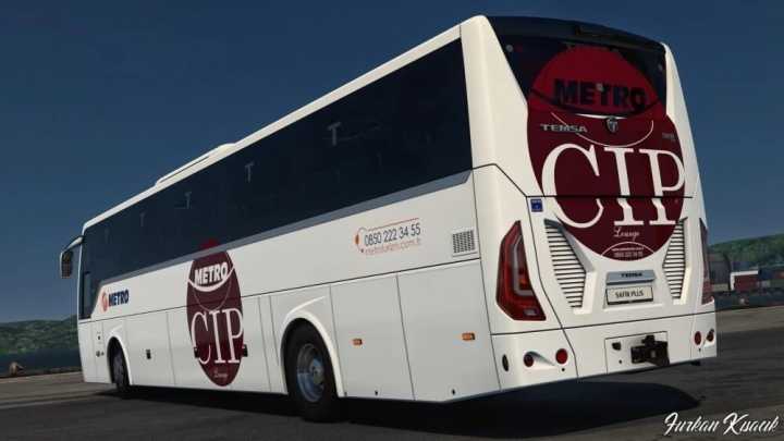 Temsa Safir Plus – Metro Turizm Cip Skin V1.0 ETS2 1.47
