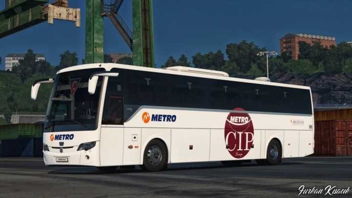 Temsa Safir Plus – Metro Turizm Cip Skin V1.0 ETS2 1.47