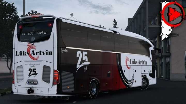 Travego 16 Shd Luks Artvin Skin V1.0 ETS2 1.47