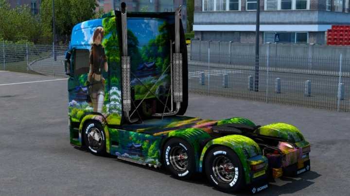 Traveling Woman Skin ETS2 1.47