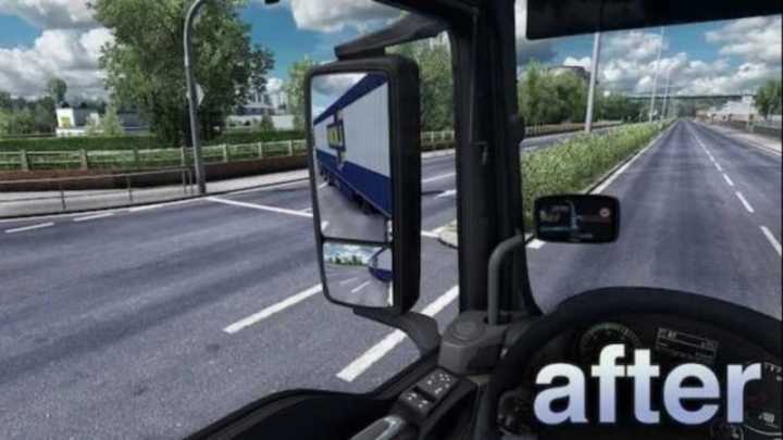 True Mirror Fov ETS2 1.48