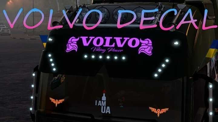 Volvo Decal (Lightbar) V1.03 ETS2 1.47