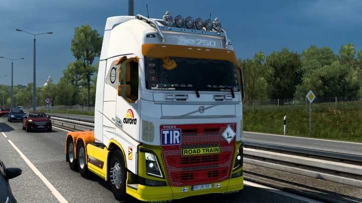 Volvo Fh 2012 Aurora Skin V1.0 ETS2 1.47