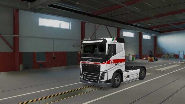 Volvo Fh 2012 Croce Rossa Italiana 2020 Skin V1.4 ETS2 1.47