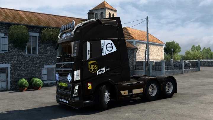 Volvo Fh 2012 Ups Skin V1.0 ETS2 1.47