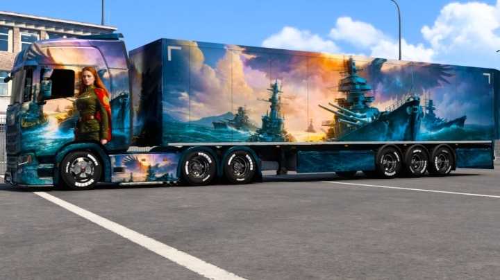 World War 2 Women Skin ETS2 1.47