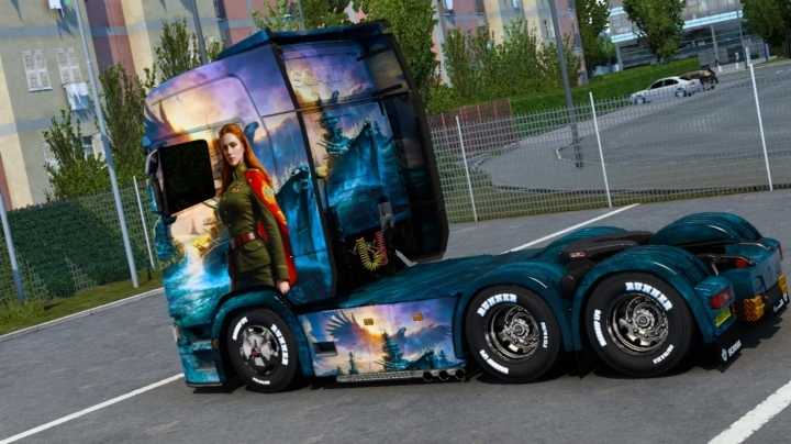 World War 2 Women Skin ETS2 1.47
