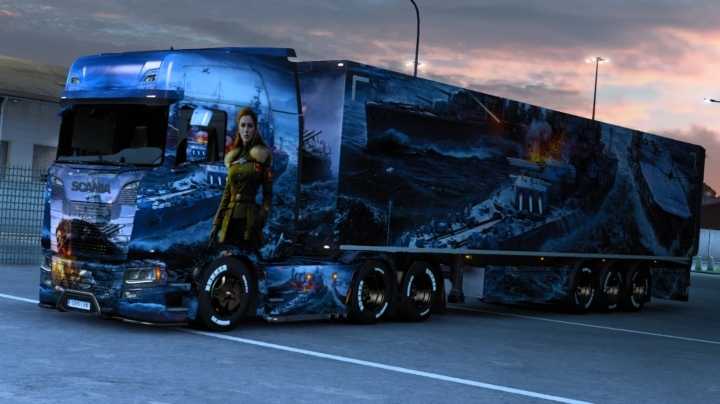 World War 2 Women Skin Part 02 ETS2 1.47