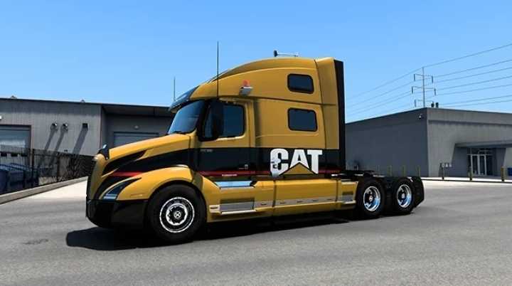 Cat Volvo Vnl Skin V1.0 ATS 1.48