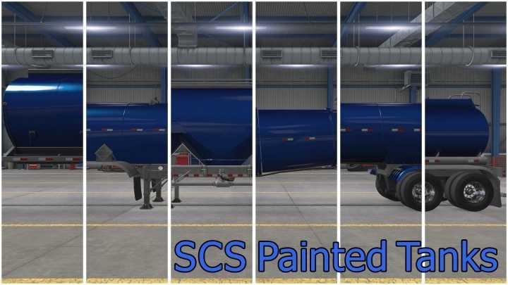 Scs Painted Tank Trailers V1.0 ATS 1.48