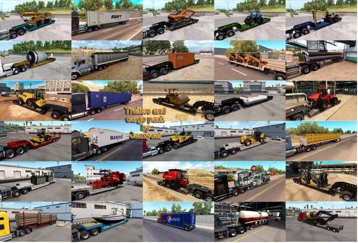 Trailers And Cargo Pack V6.0.1 ATS 1.48