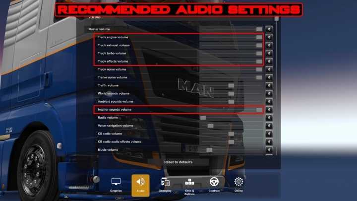 2020 Man Tgx (Tg3) 510 D2676 Sound Pack V1.0 ETS2 1.48